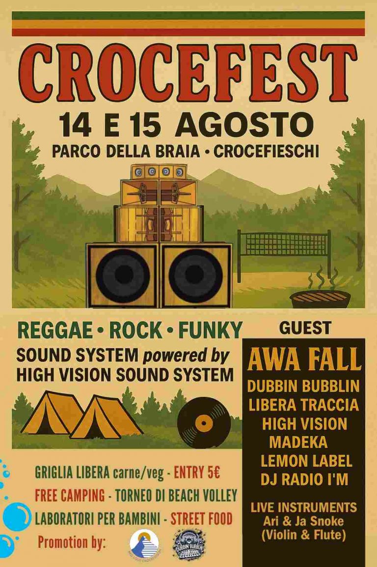 CROCEFEST – Ferragosto  Awa Fall &  High Vison Sound System