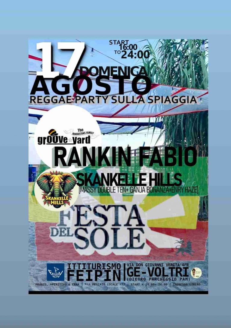 FESTA del SOLE beach party edition