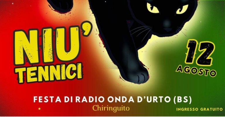 Concerto NIU’TENNICI  Festa di Radio Onda d’Urto