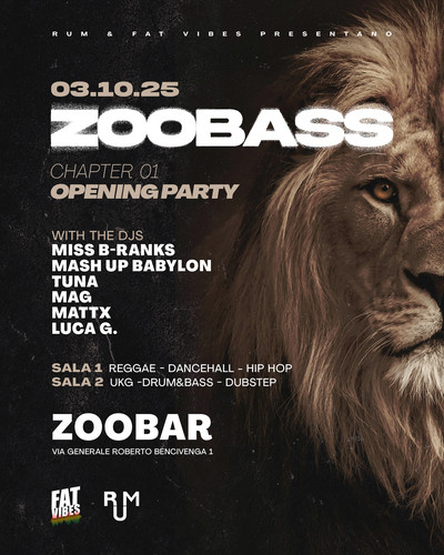 ZOOBASS – Opening Party