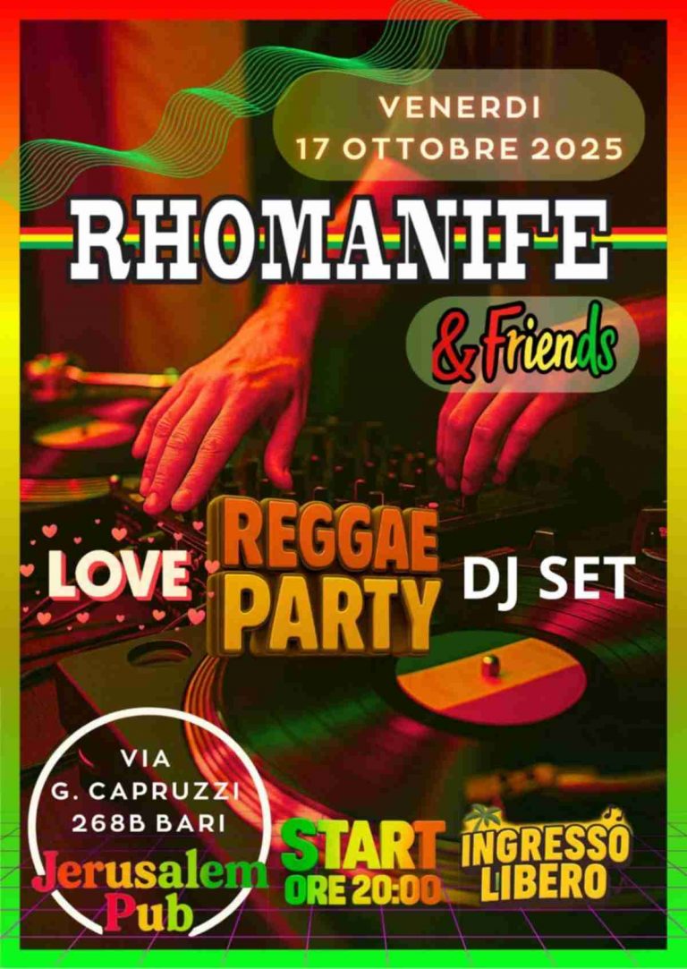 Rhomanife Grande Festa in Dj Set Rhomanife Grande Festa in Dj Set