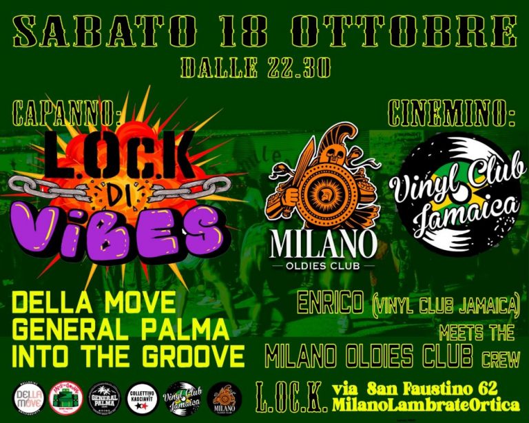 Lock di Vibes x Milano Oldies Club Lock di Vibes x Milano Oldies Club