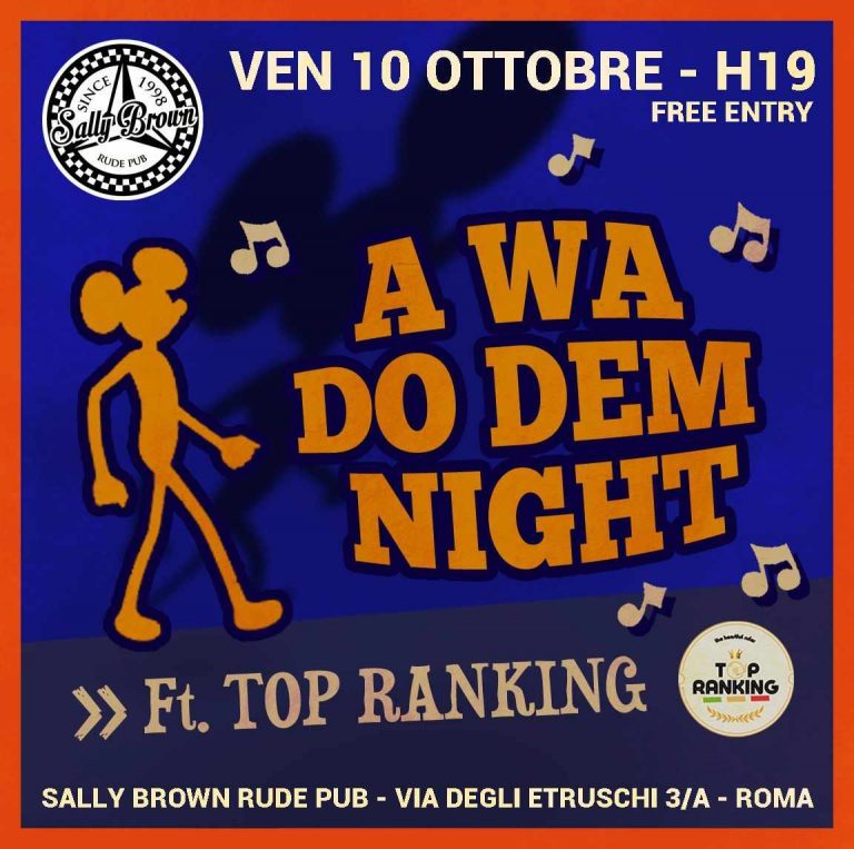 A WA DO DEM REGGAE NIGHT SALLY BROWN