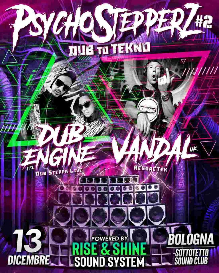 PSYCHO STEPPERZ #2 | DUB ENGINE / VANDAL (UK) / RISE & SHINE