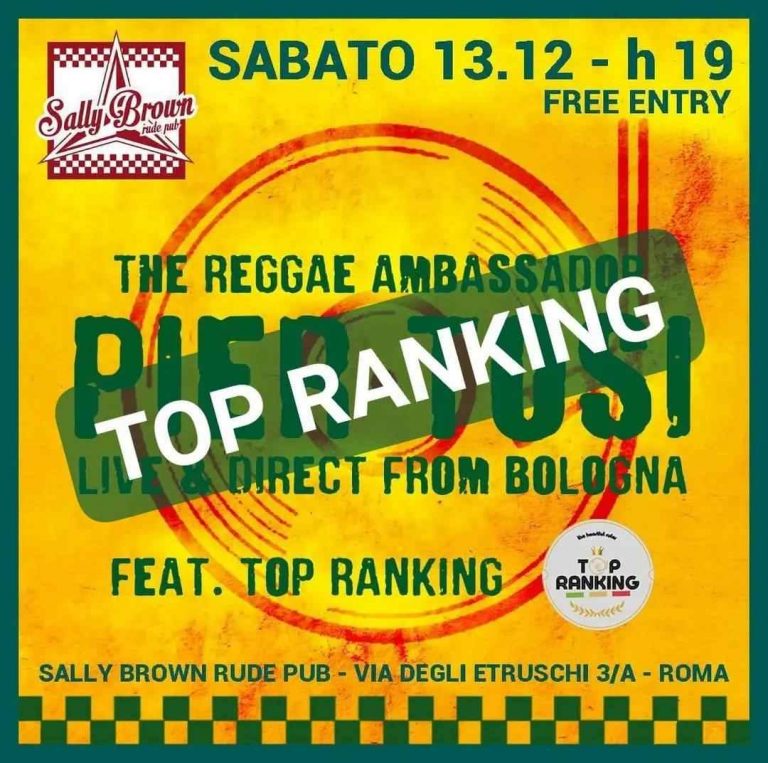 TOP RANKING @ SALLY BROWN