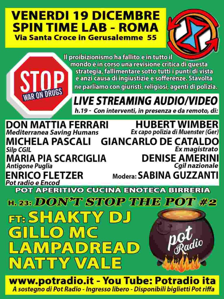 DON’T STOP THE POT #2. Musica a cura di Potradio DON’T STOP THE POT #2. Musica a cura di Potradio
