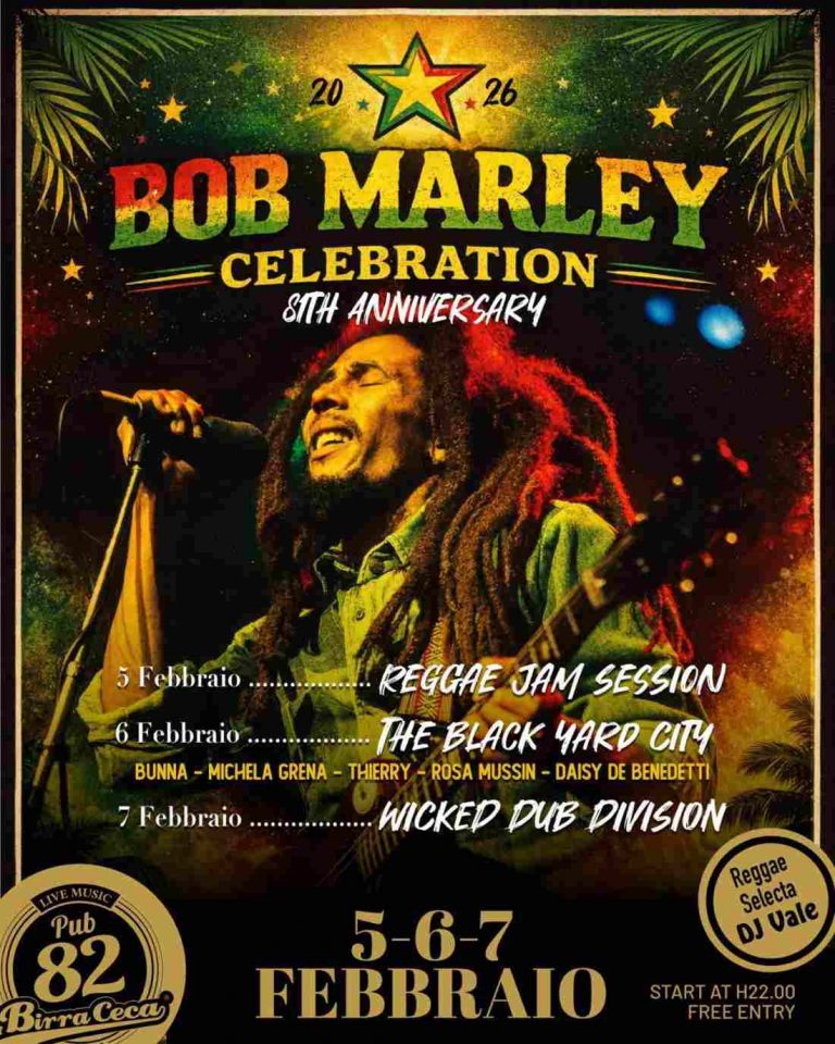 BOB MARLEY CELEBRATION – 81th Anniversary