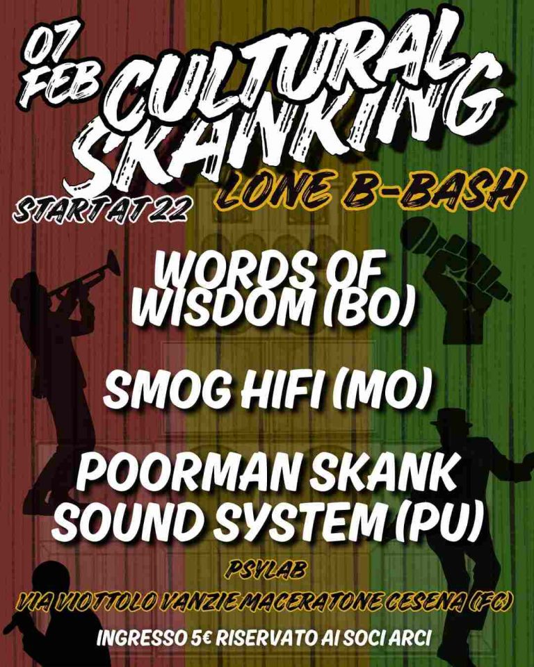 CULTURAL SKANKING Lone b-bash