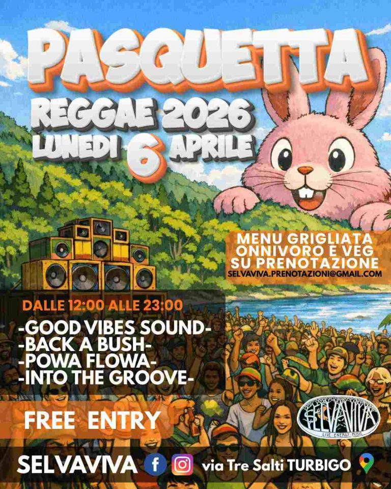 PASQUETTA REGGAE 2026
