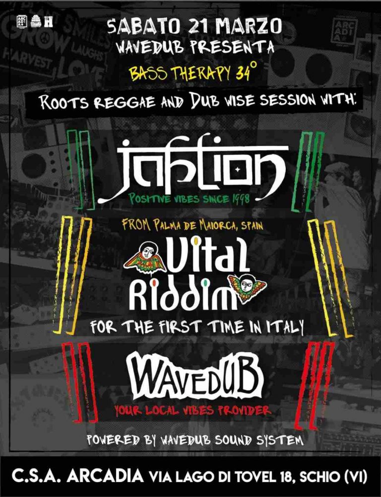 Bass therapy 34° -Jah Lion / Vital Riddim / Wavedub