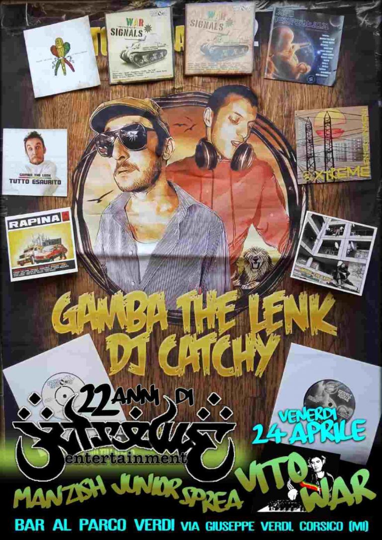 22 anni di Xtreme Entertainment ft. Gamba The Lenk, Catchy, Vito War, Manzish, Junior Sprea