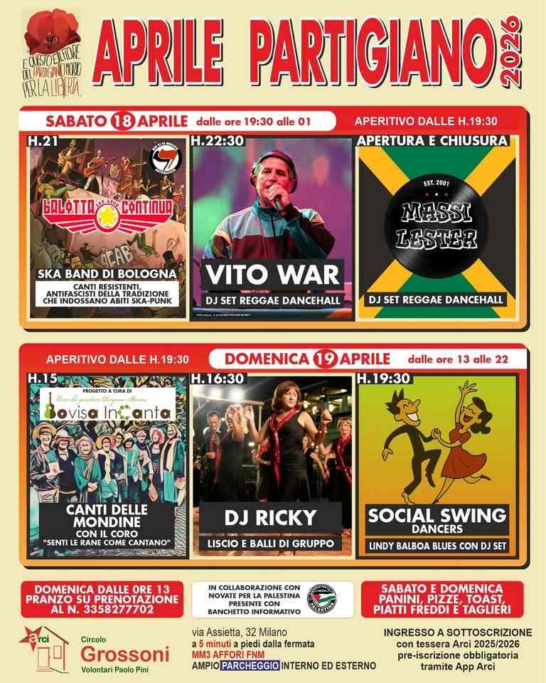 APRILE PARTIGIANO 2026