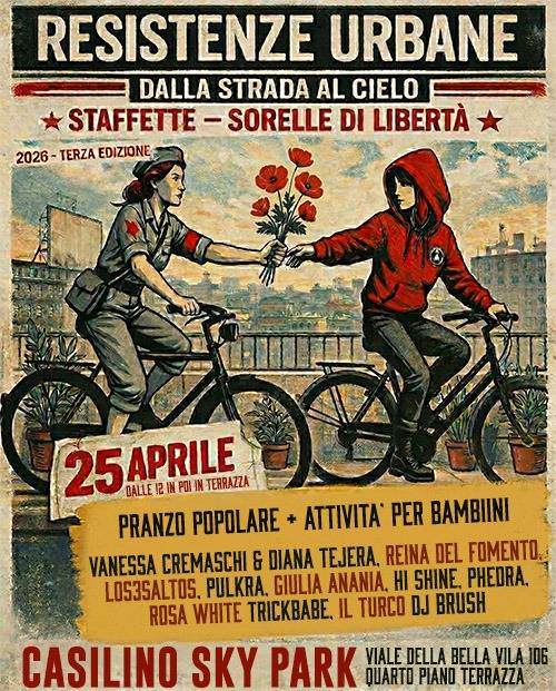 Hi-Shine live a Resistenze Urbane// Staffette – Sorelle di LibertĂ Hi-Shine live a Resistenze Urbane// Staffette – Sorelle di LibertĂ